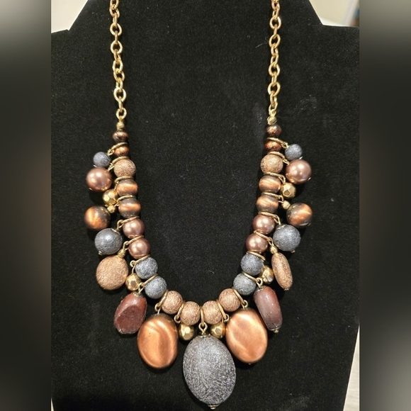 Magnificent Ethnic Stone Bead Imitation Necklace 🌴 - Picture 6 of 6